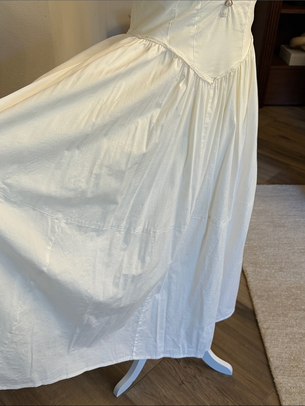 Free People Ivory Maxi Dress with Tie Straps - Picture 11 of 11
